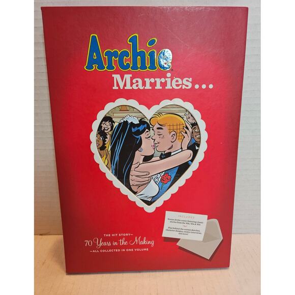 "Archie Marries" Hardcover Book 2010 Veronica Betty 70 years in the Making Comic - Picture 1 of 8
